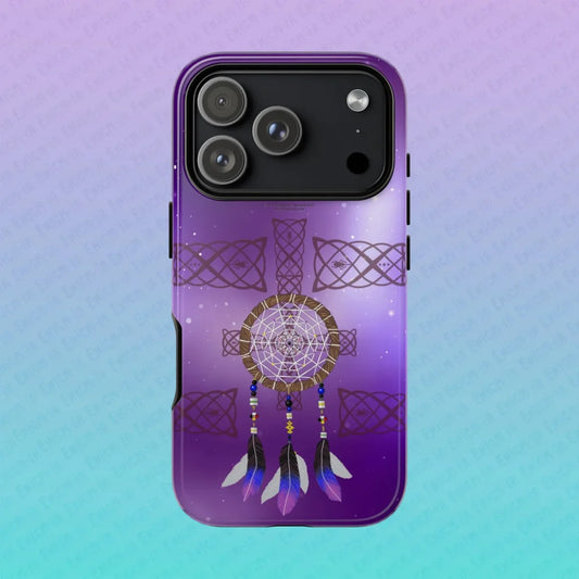 Silent Warrior — Inverted - Dreamcatcher Tough Phone Case iPhone 17 / Glossy Phone Case