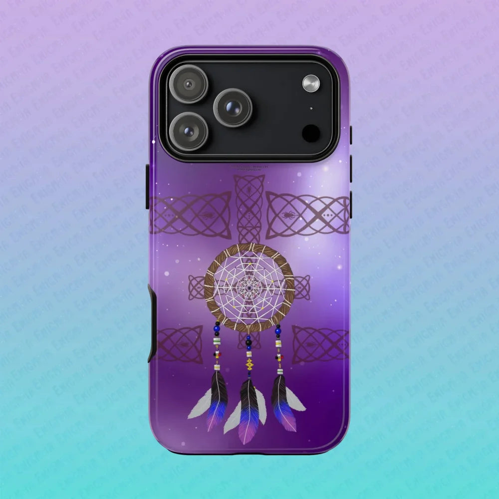 Silent Warrior — Inverted - Dreamcatcher Tough Phone Case iPhone 17 Pro / Glossy Phone Case