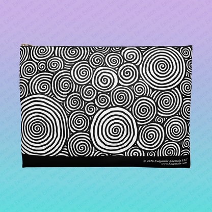 Spiraling — Accessory Zipper Pouch Bag