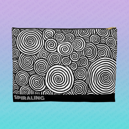 Spiraling — Accessory Zipper Pouch Bag