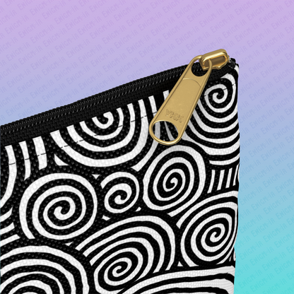 Spiraling — Accessory Zipper Pouch Bag