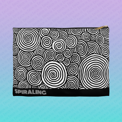 Spiraling — Accessory Zipper Pouch Bag