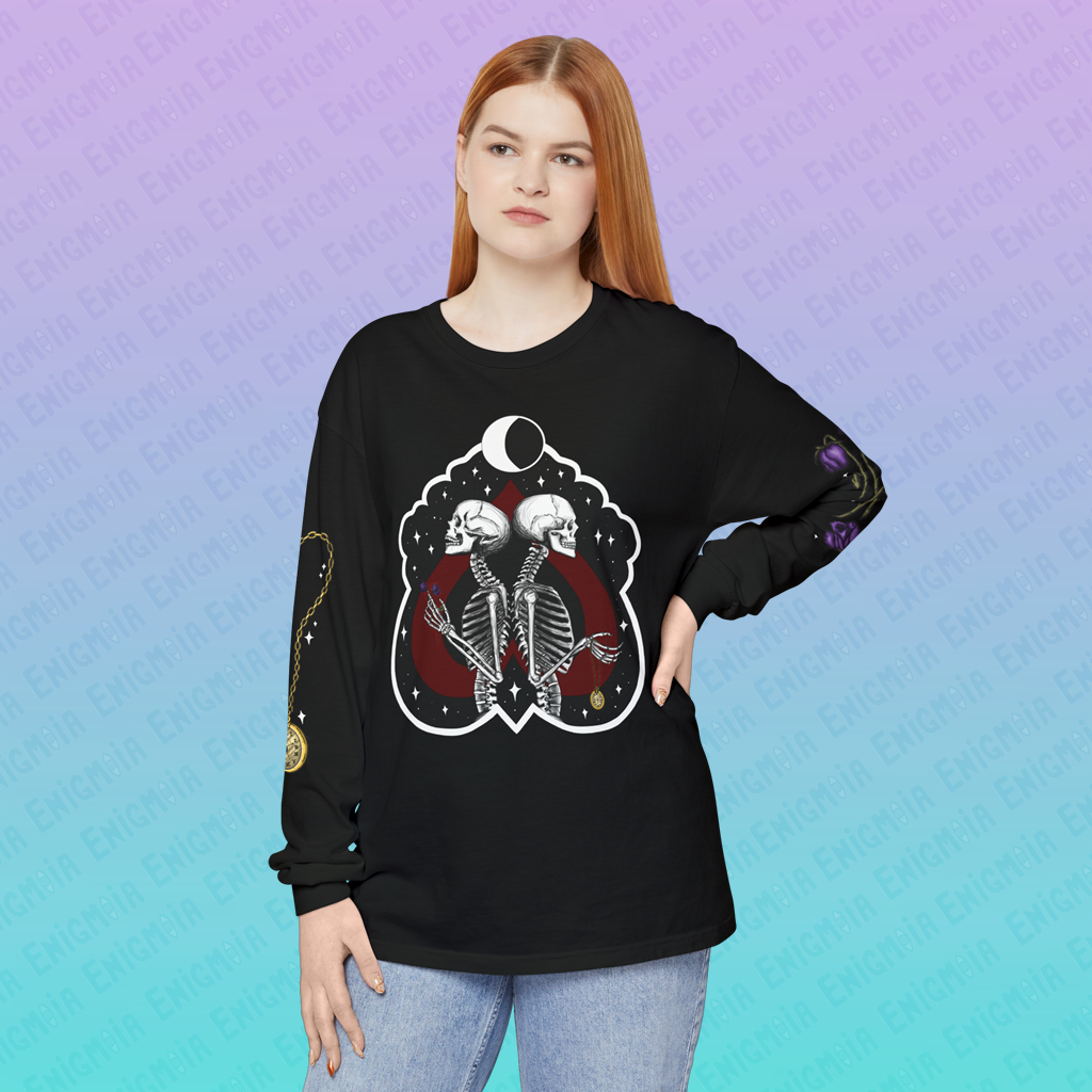 Till Death Do Us Part — Deluxe Asymetrical Unisex Long Sleeve Tee