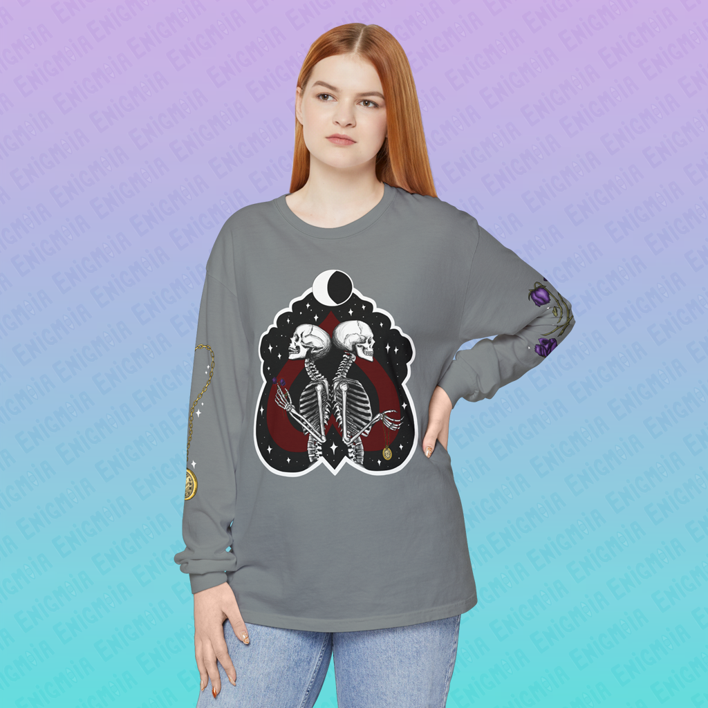 Till Death Do Us Part — Deluxe Asymetrical Unisex Long Sleeve Tee