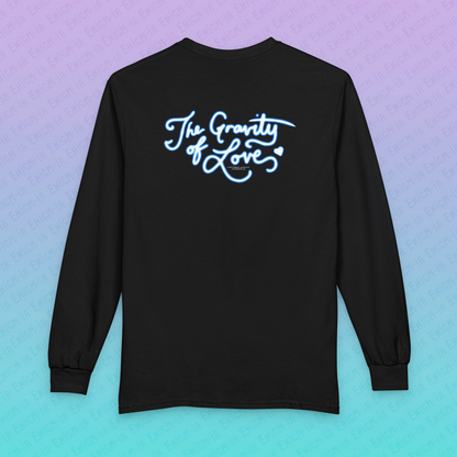 The Gravity of Love — Cosmic Dove Unisex Long Sleeve T-Shirt
