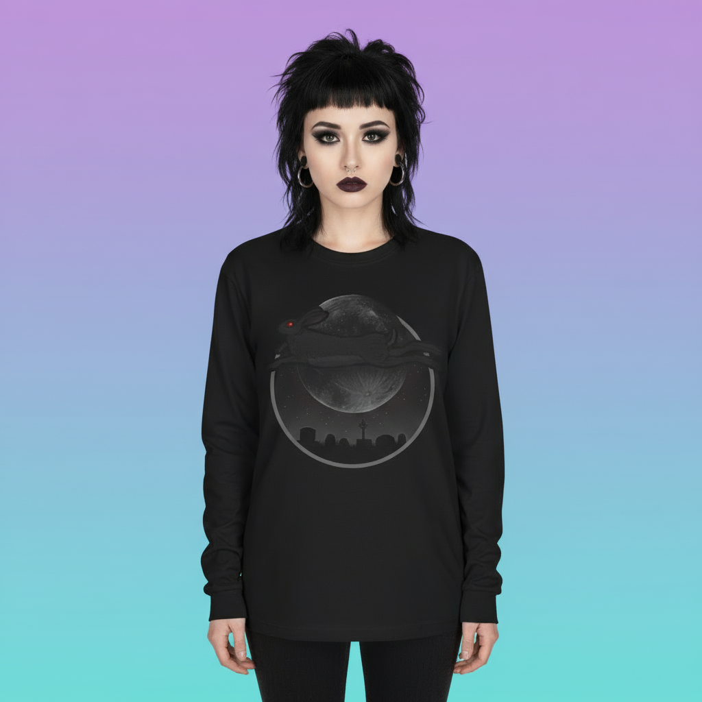 The Black Rabbit of Death — Unisex Ultra Cotton Long Sleeve Tee