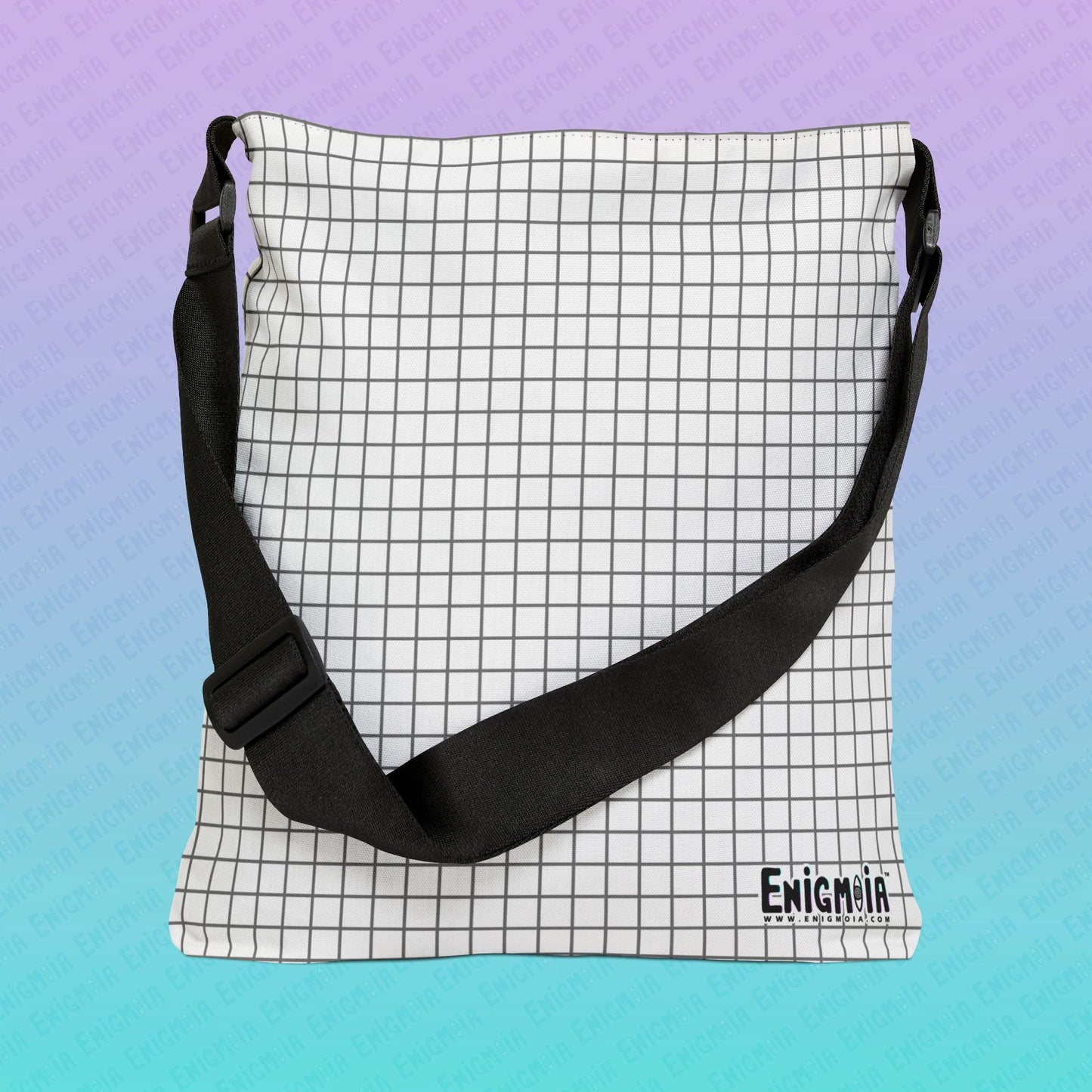 The Grid — Minimalist Checkered Shoulder Bag