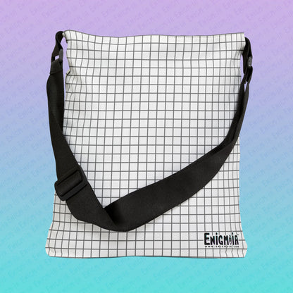 The Grid — Minimalist Checkered Shoulder Bag