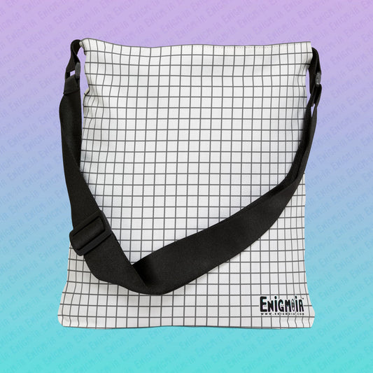 The Grid — Minimalist Checkered Shoulder Bag