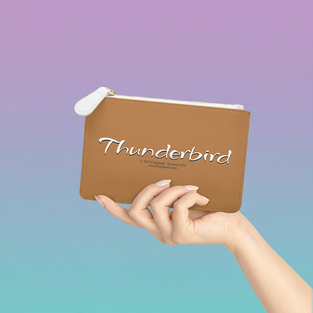 Thunderbird — Mini Clutch Bag Southwestern Native American Inspired Eagle Zip Pouch