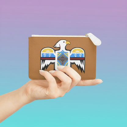 Thunderbird — Mini Clutch Bag Southwestern Native American Inspired Eagle Zip Pouch