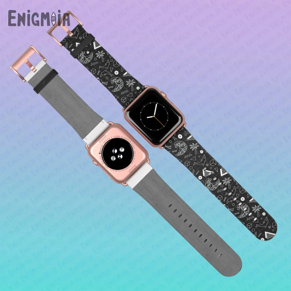 Vaporwave Beach Soirée - Apple Watch Band Accessories