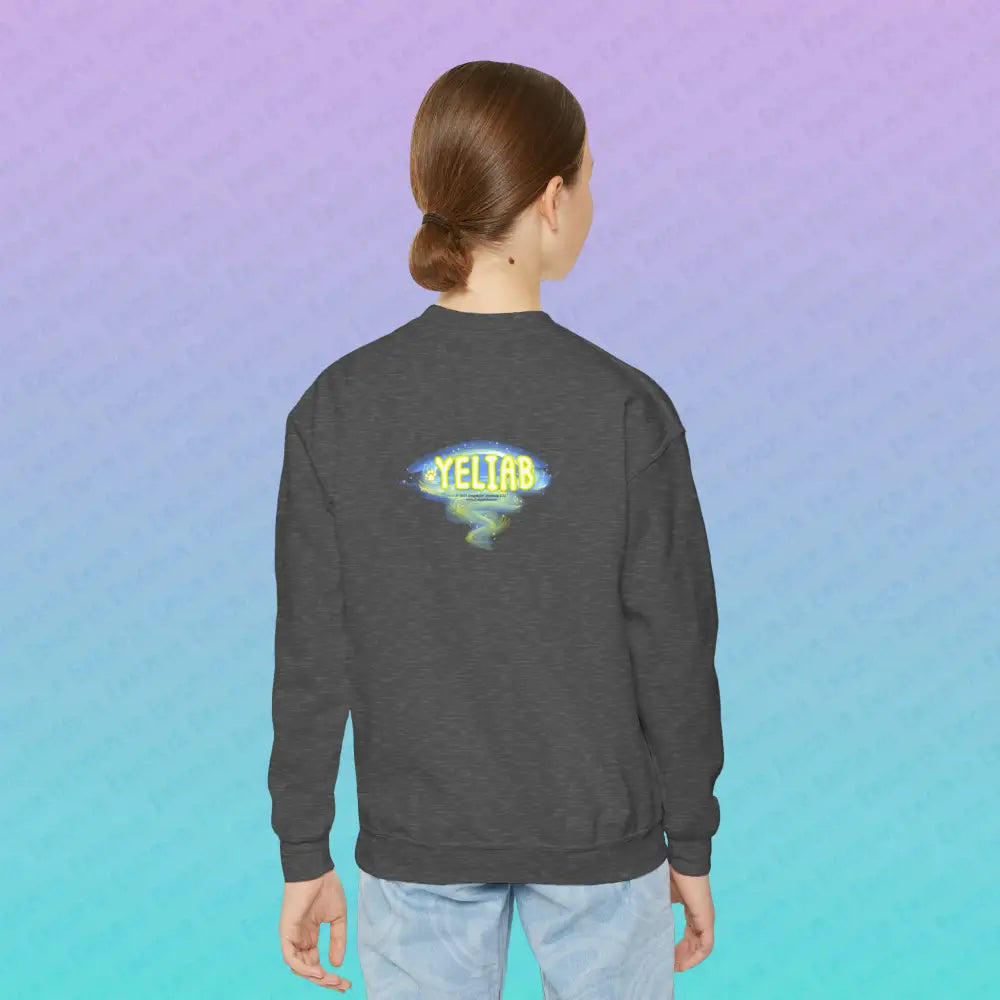 Yeliab — Spirit Beast Husky Youth Crewneck Sweatshirt Kids clothes