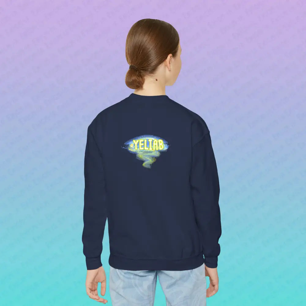 Yeliab — Spirit Beast Husky Youth Crewneck Sweatshirt Kids clothes