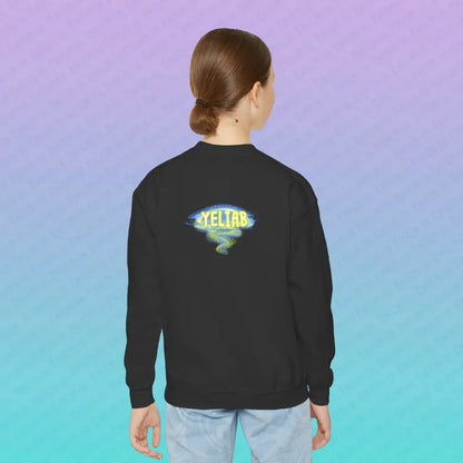 Yeliab — Spirit Beast Husky Youth Crewneck Sweatshirt Kids clothes